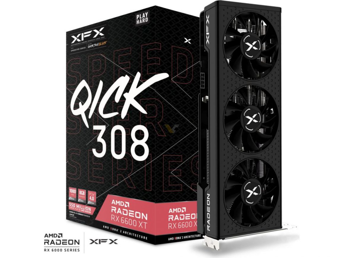 XFX RX 6600 XT Speedster QICK308 Black
