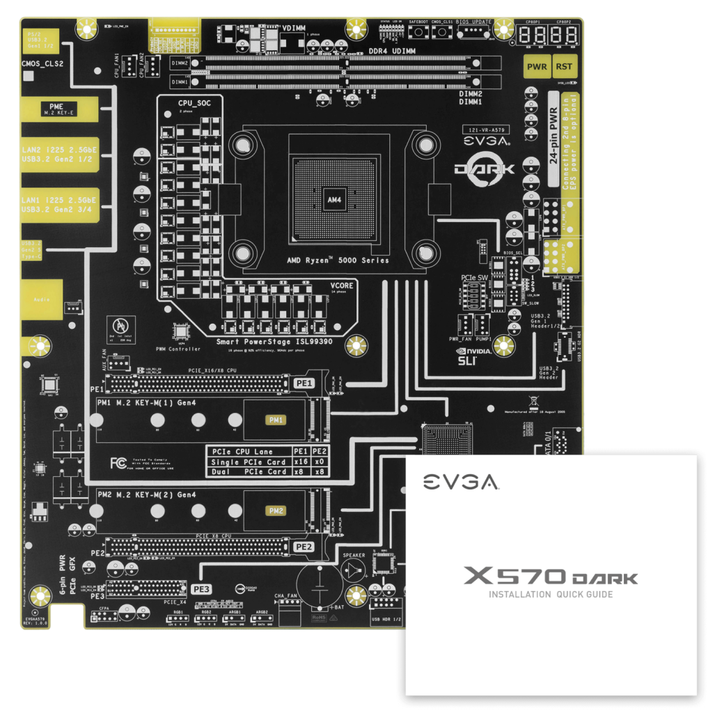 مادربرد EVGA X570 DARK