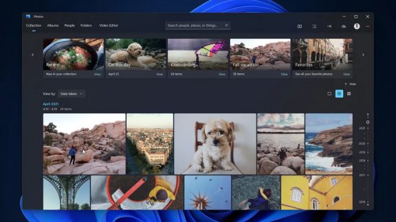 برنامه Photos در ویندوز 11