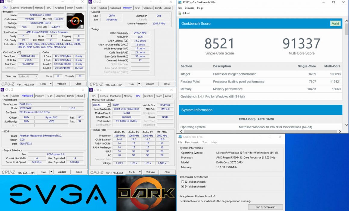 مادربرد EVGA X570 DARK