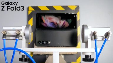 تست سقوط گلکسی زد فولد 3 سامسونگ