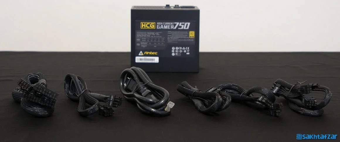 منبع تغذیه کامپیوتر HCG750 Gold انتک