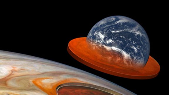 ببینید: تصاویر سه بعدی اتمسفر سیاره مشتری - فضاپیمای جونو در مدار