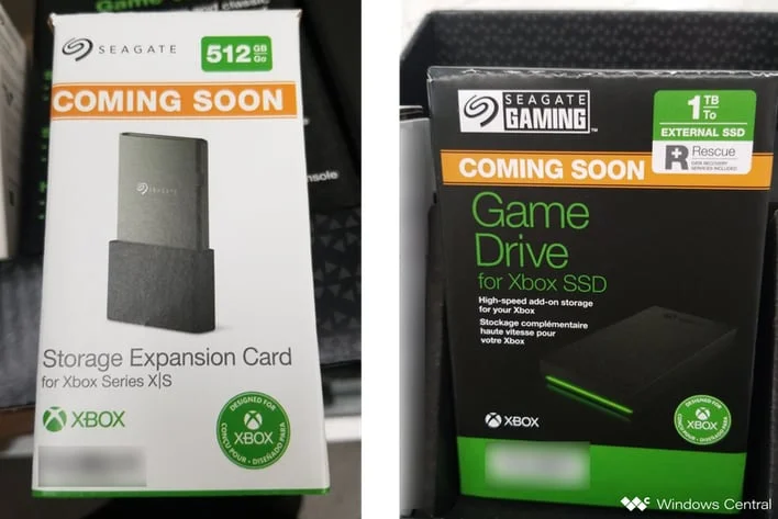 تصاویر لو رفته از کارت حافظه 512 گیگابایتی Xbox Series X/S