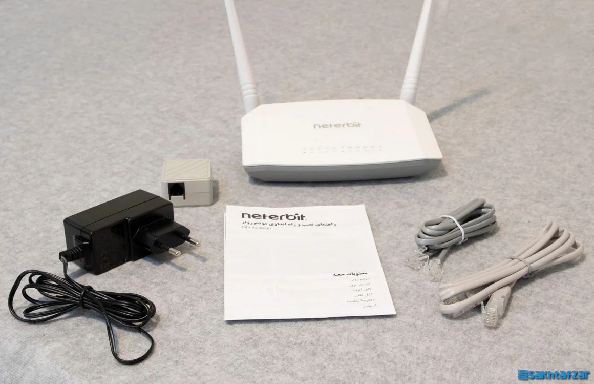 بررسی مودم روتر نتربیت مدل NETERBIT ND-4230NU