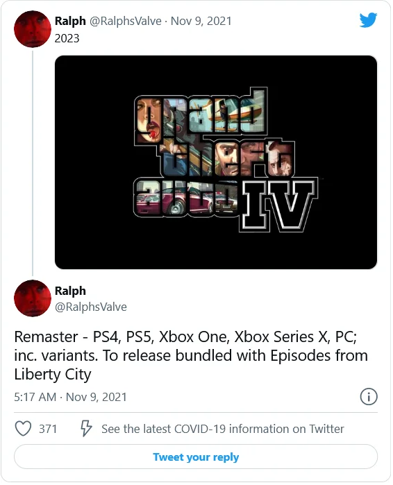 شایعه تاریخ عرضه نسخه ریمستر GTA IV