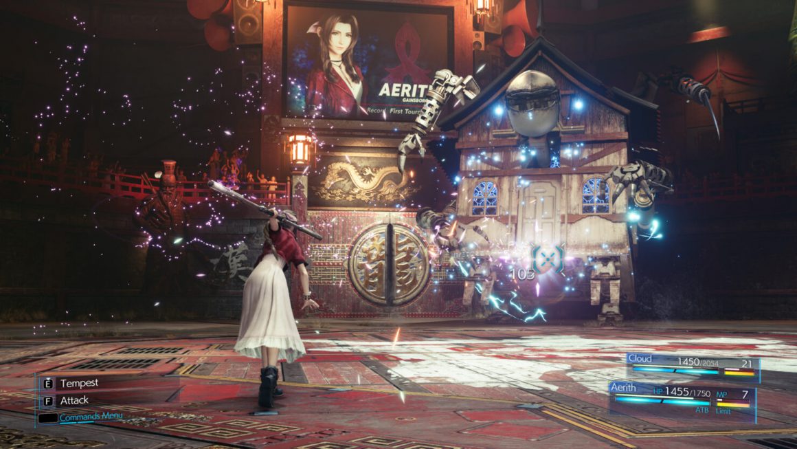 سیستم پیشنهادی بازی Final Fantasy VII Remake - اسکرین شات