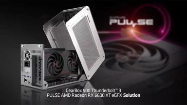 کارت گرافیک اکسترنال Radeon RX 6600 XT سافایر