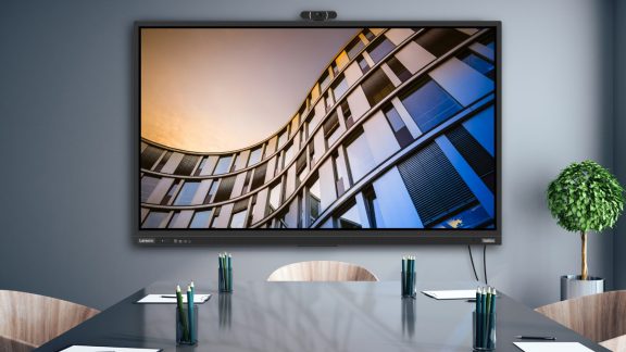 مانیتور‌های هوشمند غول‌آسا برای ویدیو کنفرانس لنوو