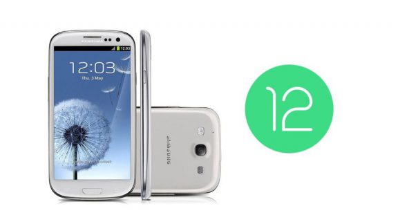 اجرای اندروید 12 روی Galaxy S3 - دود از کنده بلند می‌شود
