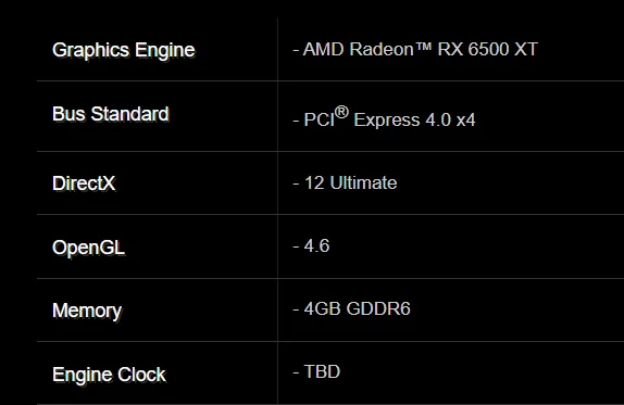 کارت Radeon RX 6500 XT محدود به رابط PCIe 4.0 x4
