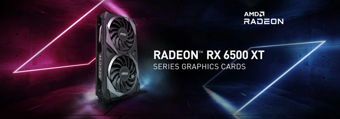 کارت گرافیک Radeon RX 6500 XT Mech