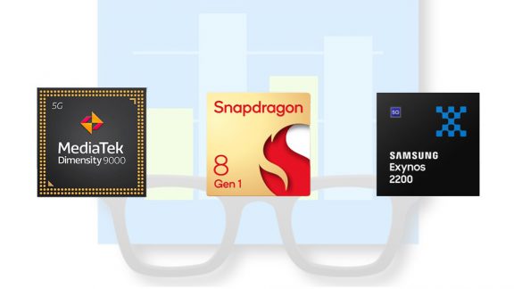 Dimensity 9000 اسنپدراگون 8 نسل 1 و اگزینوس 2200
