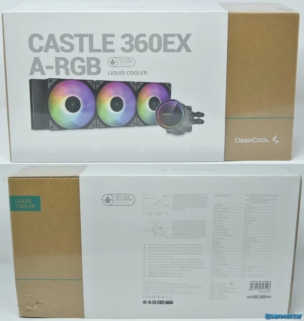 بررسی واتر کولر دیپ کول Deepcool Castle 360EX ARGB