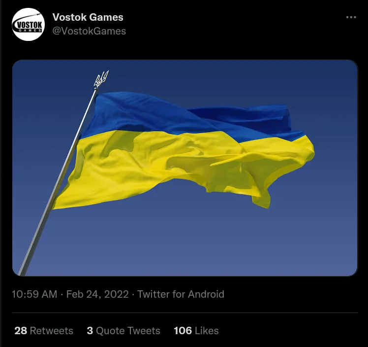 واکنش Vostok Games
