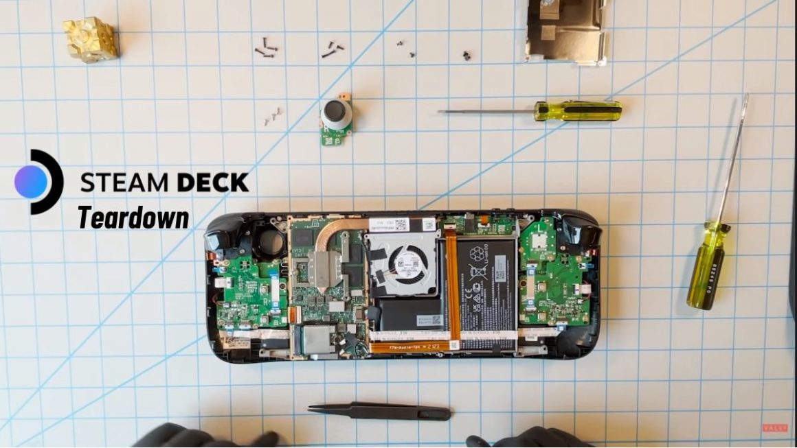 ویدیوی کالبدشکافی کنسول دستی Steam Deck