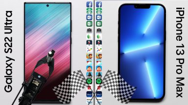 مقایسه سرعت گوشی گلکسی S22 Ultra و آیفون 13 پرو مکس