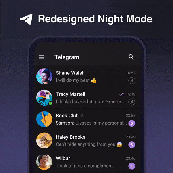 جدیدترین آپدیت تلگرام:رابط نیمه‌شفاف و صفحه ورود با طراحی نو در اندروید 