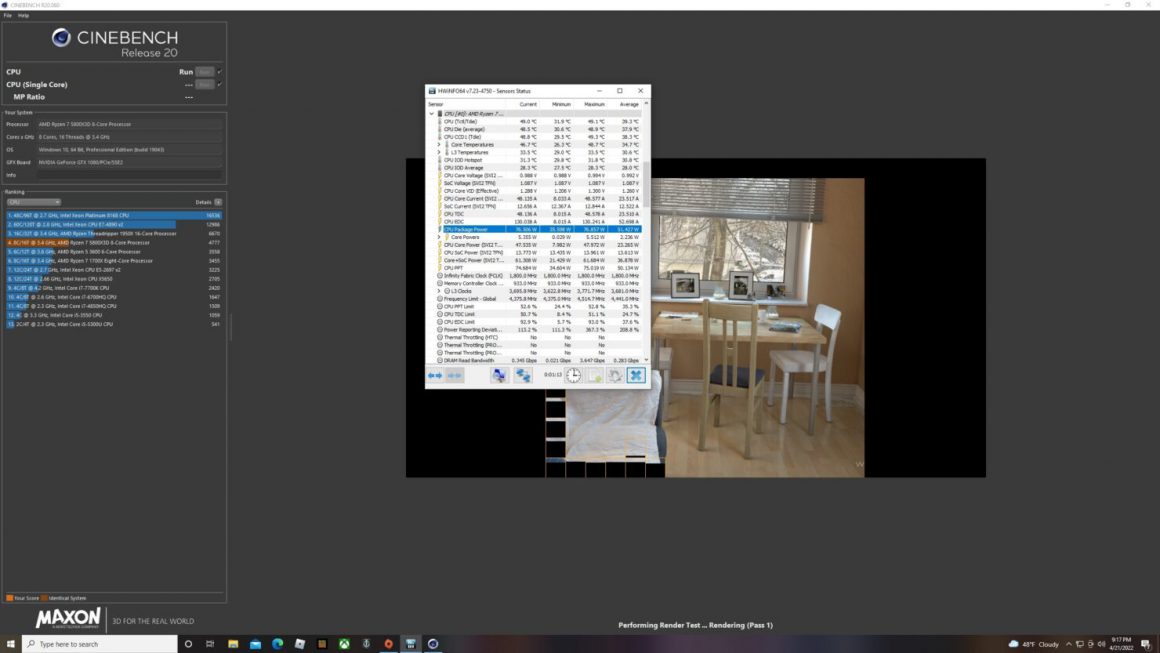 کاهش ولتاژ پردازنده Ryzen 7 5800X3D