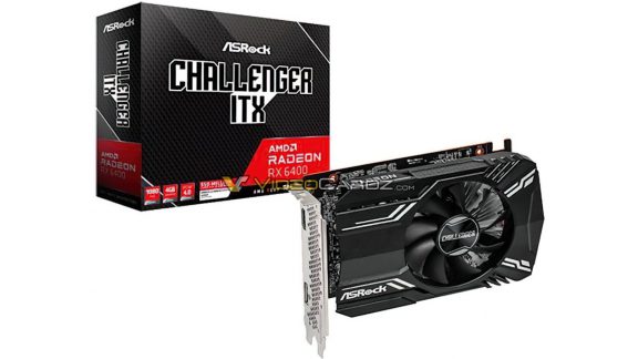 کارت گرافیک Radeon RX 6400 Challenger ITX ازراک