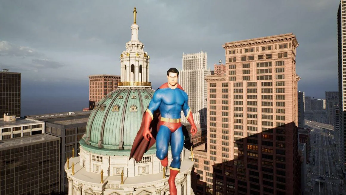 ساخت بازی Superman