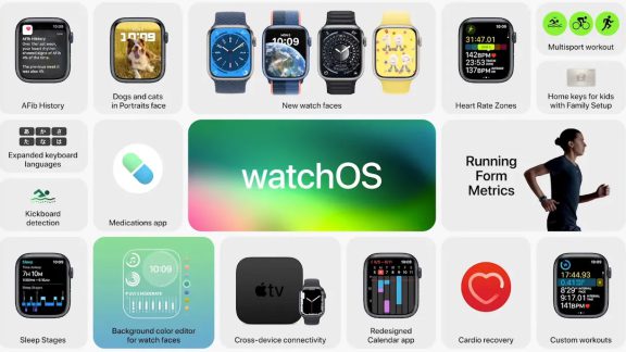 watchOS 9 با تغییرات و قابلیت‌های جدید توسط اپل رونمایی شد