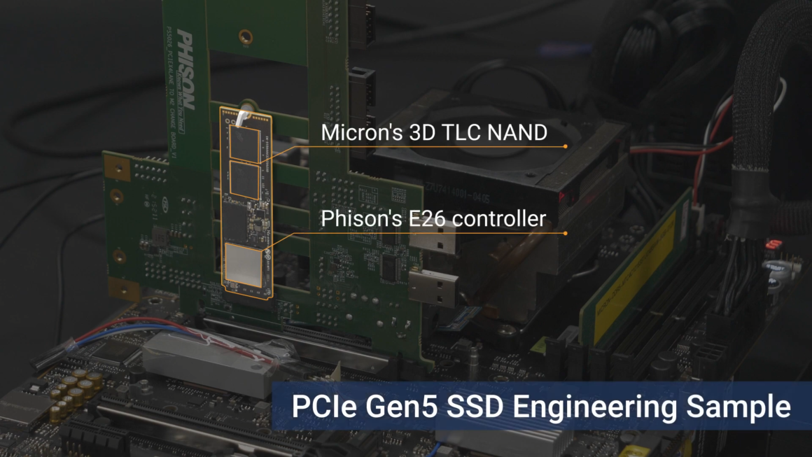 کنترلر حافظه Phison E26 PCIe Gen 5