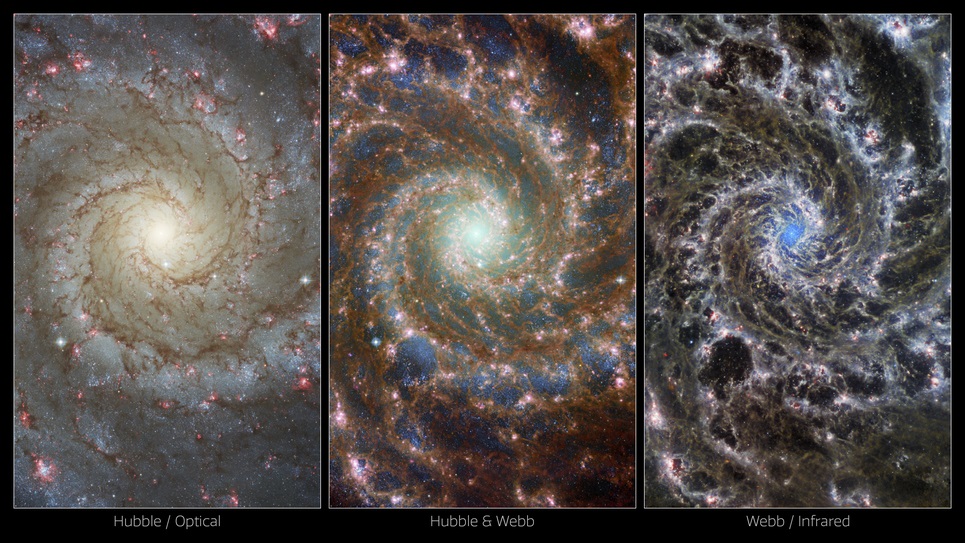 زیبایی محصور کننده کهکشان فانتوم از نگاه تلسکوپ وب 