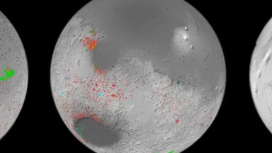 نقشه جدید مریخ نشانه‌هایی از وجود آب در گذشته‌ای دور را نمایان می‌کند