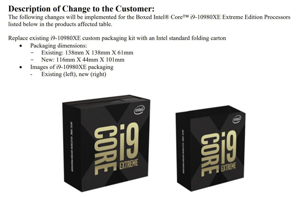 توقف تولید بسته بندی ویژه پردازنده پرچمدار Core i9 12900K