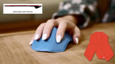 ماوس بلوتوثی اوریگامی با ضخامت 4.5 میلی متر!