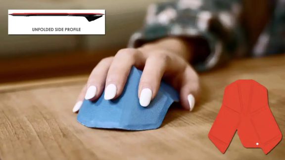 ماوس بلوتوثی اوریگامی با ضخامت 4.5 میلی متر!