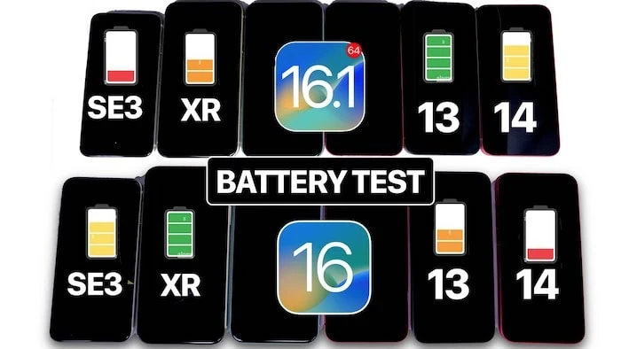 ios 16.01 battery test