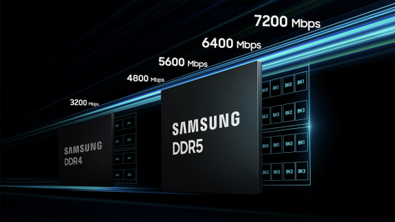 تراشه های حافظه 12 نانومتری DDR5 سامسونگ