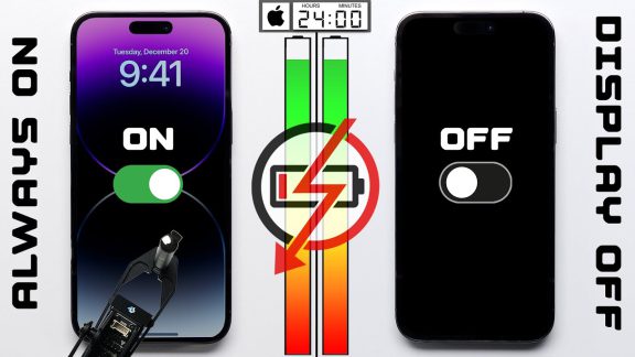 مصرف باتری قابلیت Always On Display در آیفون 14 پرو مکس