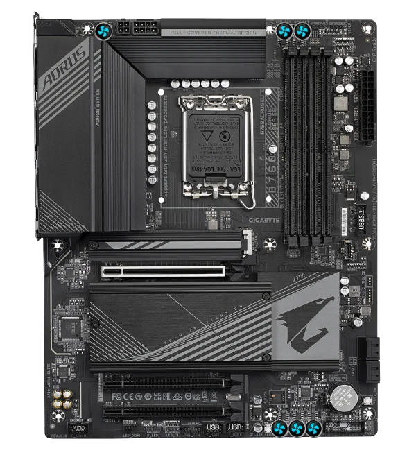 سنسورهای مادربرد B760 Aorus Elite گیگابایت
