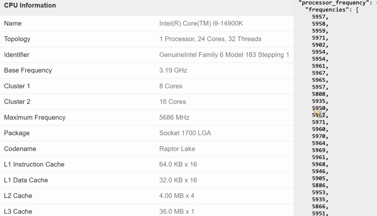 پردازنده جدید Core i9-14900K اینتل در Geekbench مشاهده شد