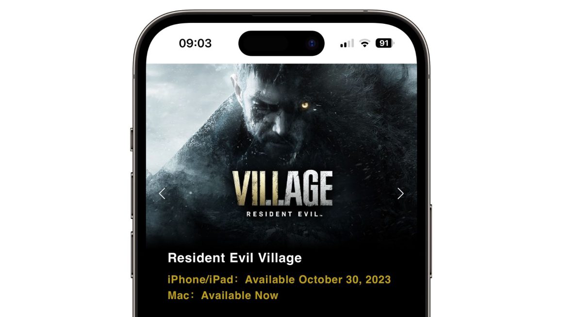 Resident Evil Village روی گوشی آیفون 15