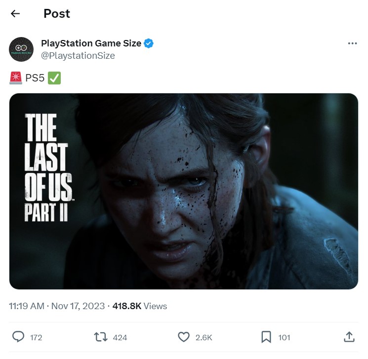 نسخه PS5 بازی The Last of Us II