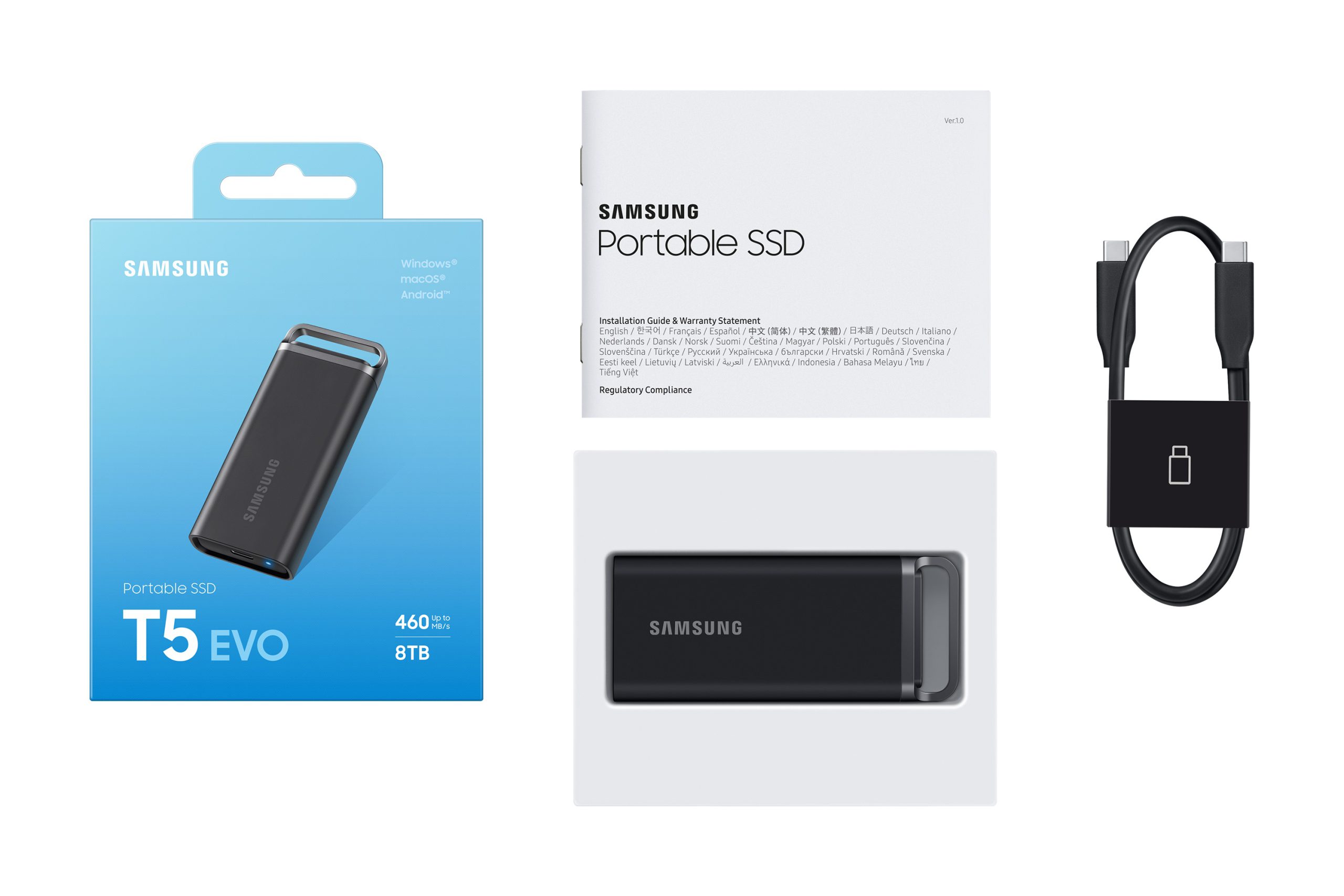 سامسونگ از SSD قابل حمل جدید T5 EVO معرفی کرد