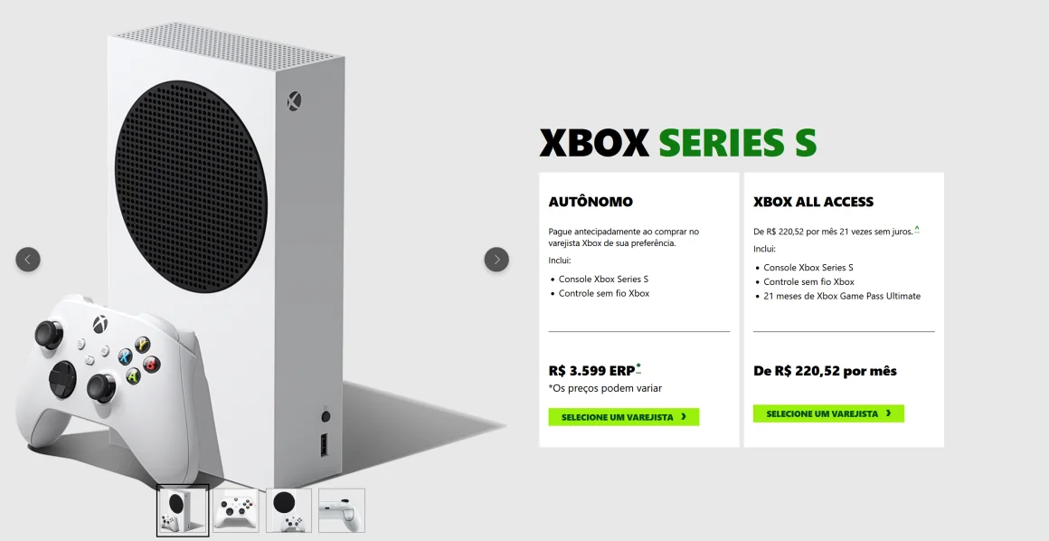 افزایش قیمت Xbox Series S