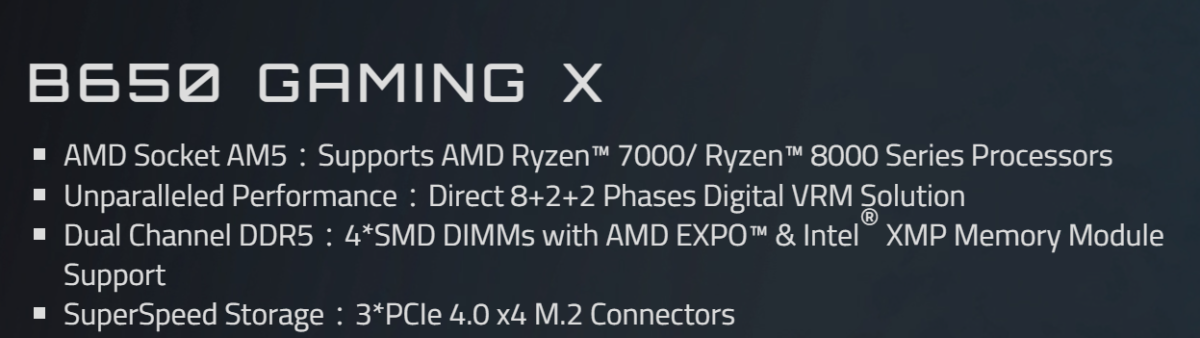 مادربرد های گیگابایت B650: حالا با پشتیبانی از سری Ryzen 8000 AMD