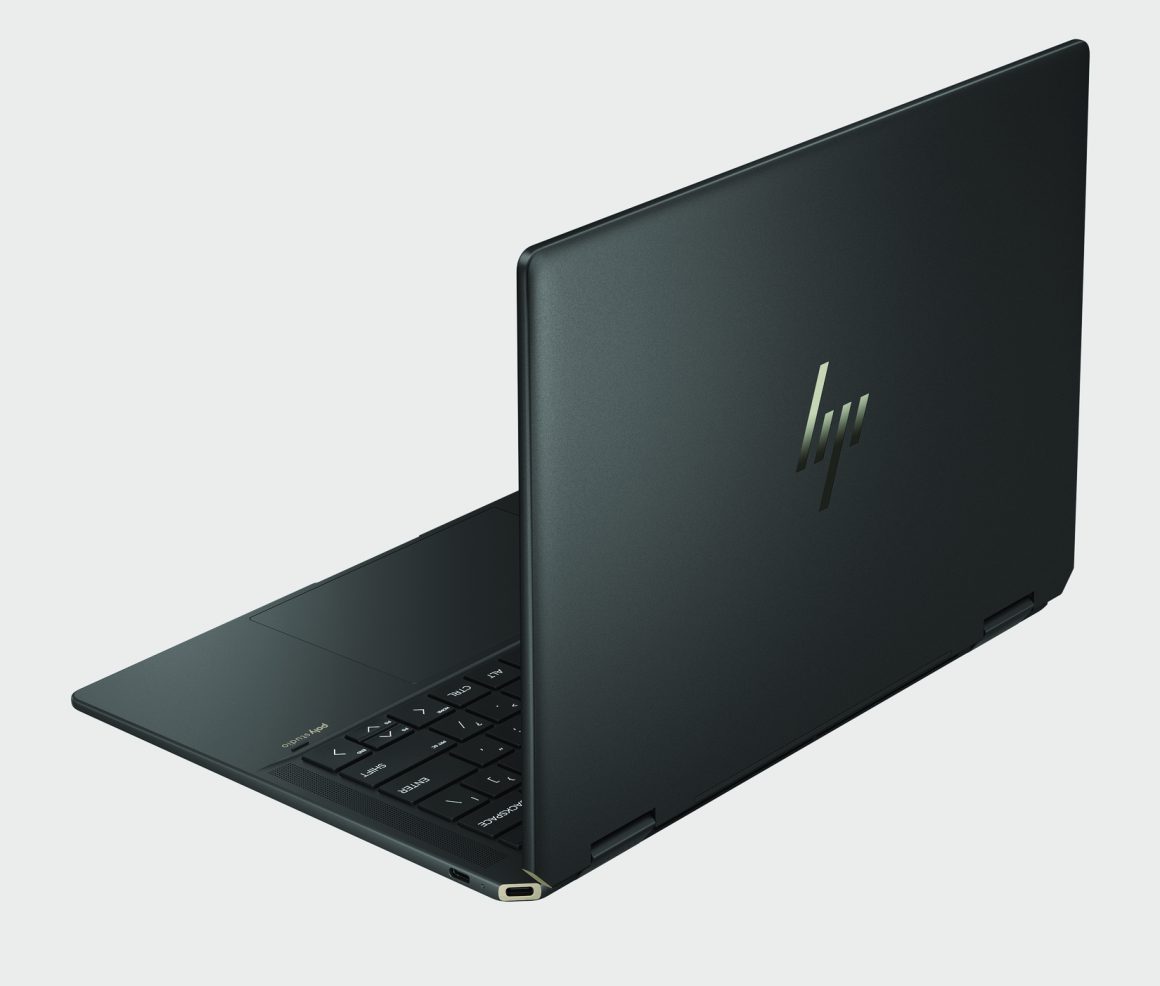 HP Spectre x360 14 inch 2 in 1 Laptop PC RearLeft