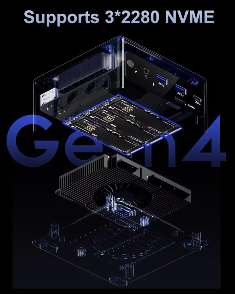 کوچک اما قدرتمند: معرفی مینی PC های GEM10 از شرکت AOOSTAR
