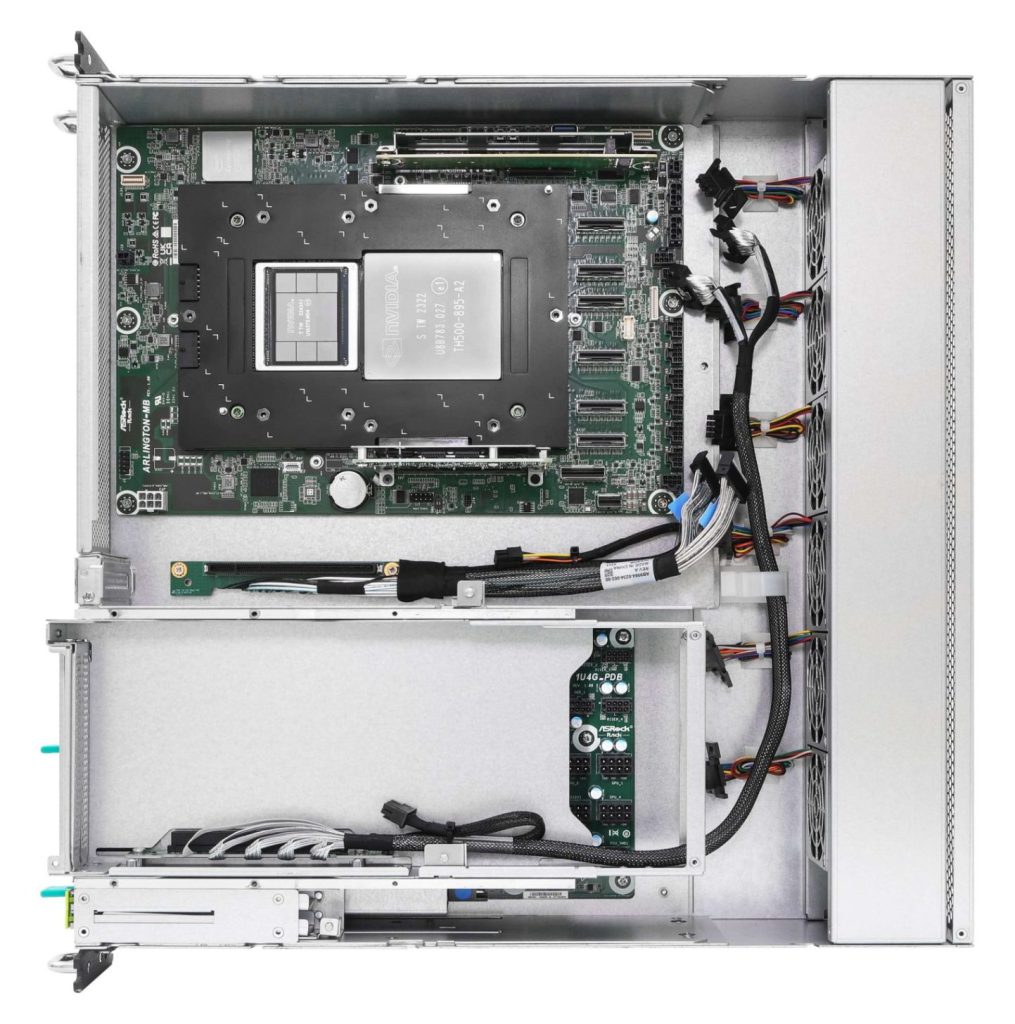 شرکت ASRock از کوچکترین رک سرور جهان با سوپرتراشه NVIDIA GH200 رونمایی کرد