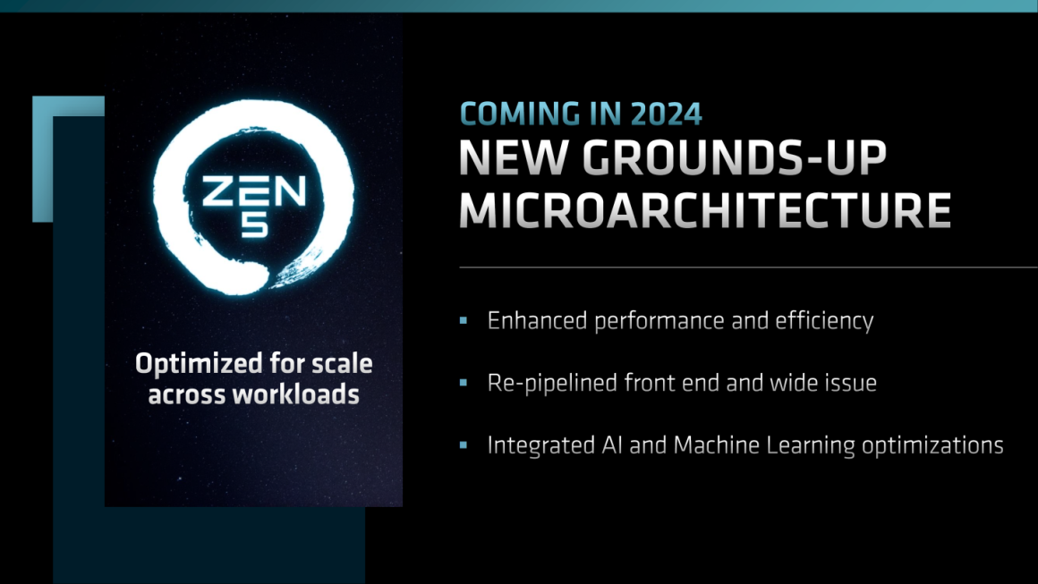 عملکرد معماری AMD Zen 5 بیش از 40 درصد سریعتر از هسته‌های Zen 4 است