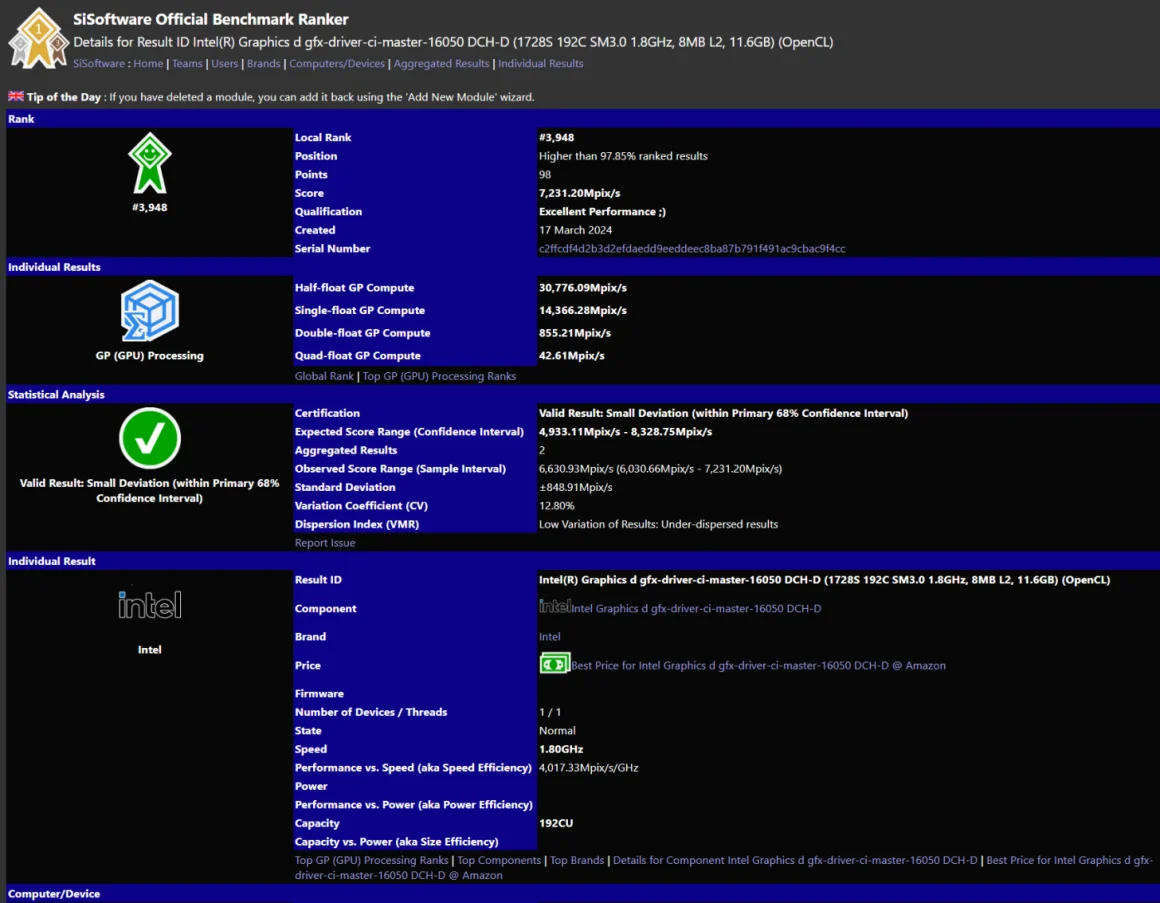 پردازنده گرافیکی Battlemage Xe2-HPG
