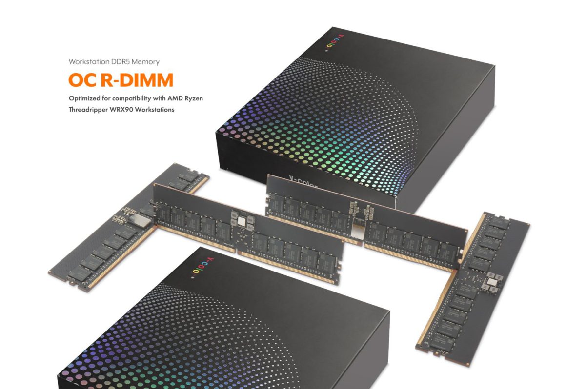 رونمایی از حافظه OC R- DIMM Octo Kit DDR5 شرکت V-Color  برای AMD WRX90