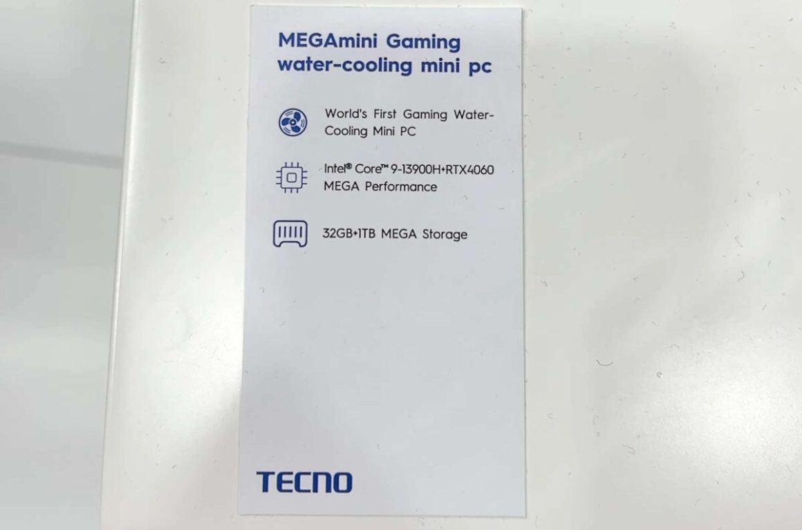 کوچکترین مینی PC جهان با خنک کننده آبی: Mega Mini Gaming G1