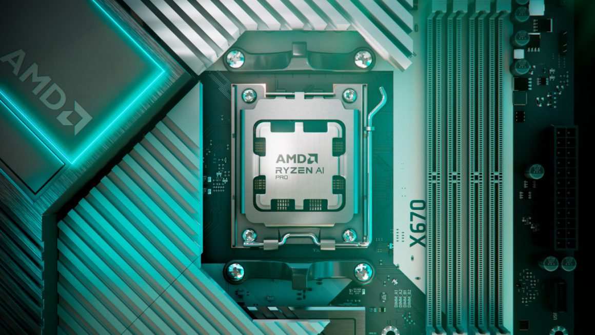 عرضه APUهای دسکتاپ AMD Ryzen PRO 8000: برتری گرافیکی و AI و پردازنده